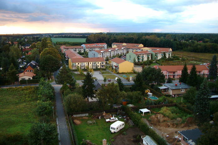Fredersdorf von oben